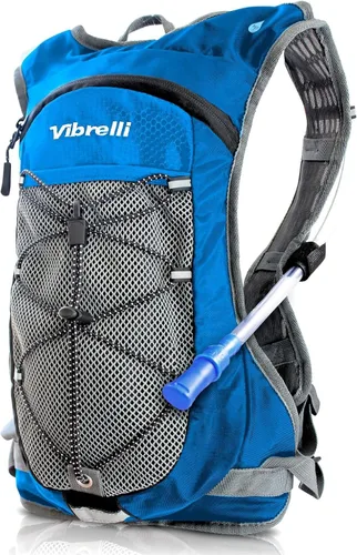 Vista 10 de Vibrelli Hydration Backpack & 2L Hydration Bladder - High Flow Bite Valve - Hydration Pack for Cycling, Running, Hiking