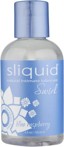 Vista 9 de Lubricantes Sliquid Swirl Glide íntimo natural, Sabor a mora y higo, 4.2 onzas