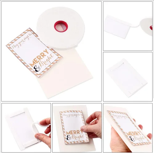 Vista 3 de Scrapbook Adhesives por 3L, cinta de espuma Crafty, blanca, 13.1 ft x 13 pies