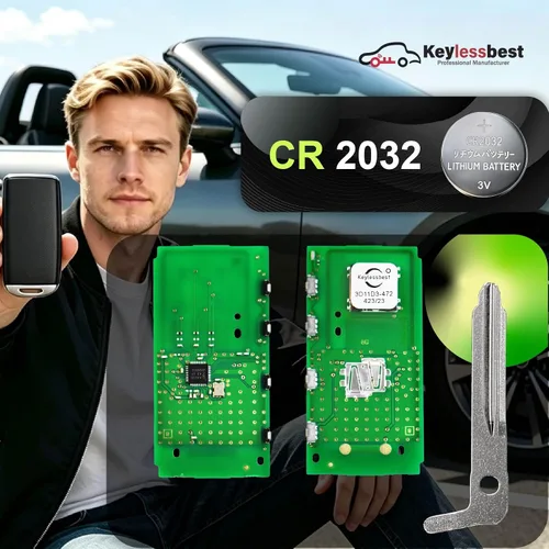 Vista 5 de Reemplazo para Mazda MX-5 Miata RF 6 Key Fob 2019-2023 Control remoto WAZSKE13D03 4 botones 315MHz
