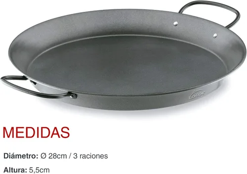 Vista 2 de Lacor -60127-Plato REDONDO para Paella Antiadherente 28 CMS.