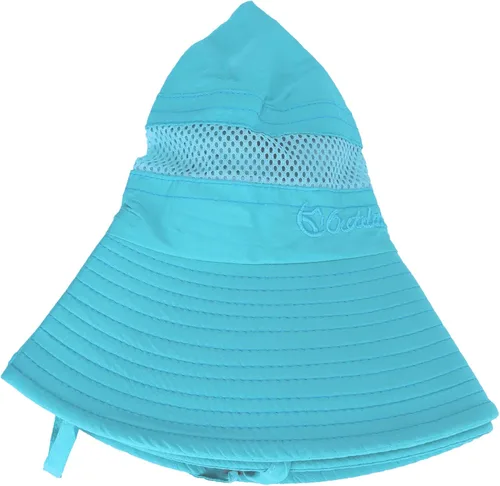Vista 7 de Sombrero de sol al aire libre para mujer, protección solar, malla de secado rápido, UPF 50+ (tamaño ajustable)