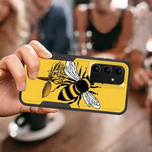 Vista 568 de Funda para Galaxy A14 5G, resistente de doble capa híbrida de policarbonato duro, goma suave, a prueba de golpes, funda protectora resistente