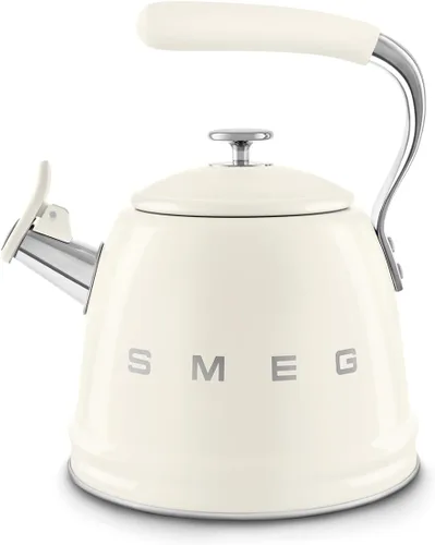 Vista 10 de Smeg Tetera silbante Retro para estufa – 2.4L (Negro)