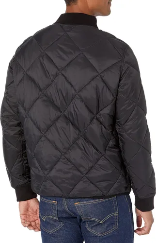 Vista 2 de Calvin Klein Chaqueta acolchada reversible con diamantes para hombre