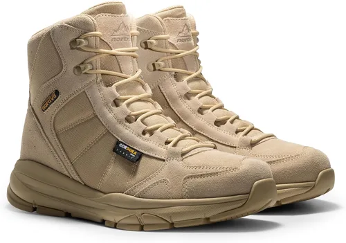 Vista 7 de NORTIV 8 Men's Waterproof Lightweight Military Tactical Work Boots Outdoor Hiking Combat Motorcycle Boots