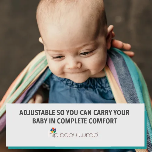 Vista 3 de Transportador de bebé con eslinga anillo soporte para cadera para bebés y niños pequeños, Autumn Carrier for Newborns Infants Toddlers, Adjustable