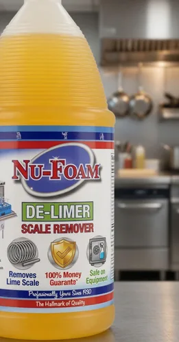 Vista 6 de Nu-Foam Potente removedor de escamas – Disuelve los depósitos de calcio y cal en cuestión de minutos – Sin fórmula exfoliante segura para todas