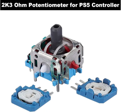 Vista 5 de 10pcs 2K3 Ohm Potenciómetro Reemplazo para Dualsense PS5 Controlador, Recorte Pot Resistor Thumbstick Módulo Sensor para Alps Analog Joystick