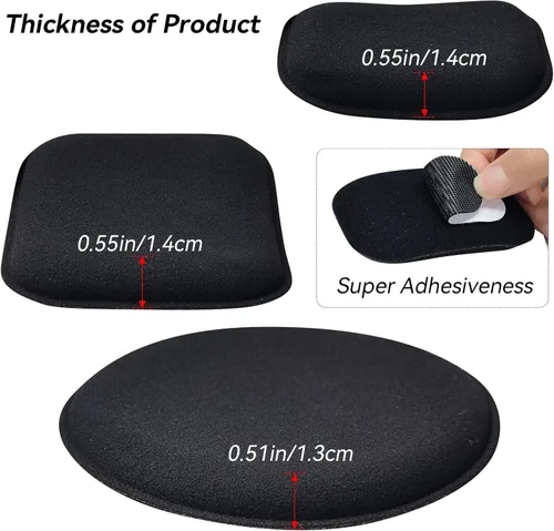 Vista 3 de Universal Airsoft Helmet Pads, Tactical Helmet Replacement Foam Padding Kits Bicycle Accessories Mats for Fast Mich CS ACH FMA USMC PASGT