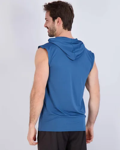 Vista 3 de Paquete de 3 Camiseta sin mangas con capucha Dry-Fit Active para hombre, sudadera sin mangas con cordón (disponible en tallas grandes y altas)