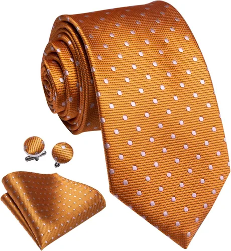 Vista 7 de Dubulle Corbata tejida de cachemira para hombre y gemelos de pañuelo para hombre, conjunto de gemelos para boda formal y negocios