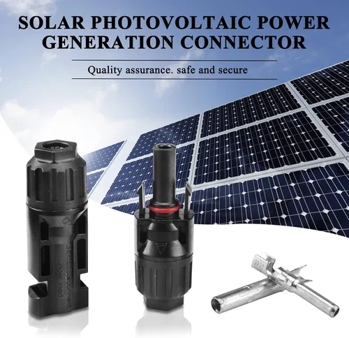 Vista 8 de MUYI Kit de conectores de panel solar de 22 piezas, 10 pares de conectores, 2 llaves para montaje e instalación de paneles solares (10AWG)