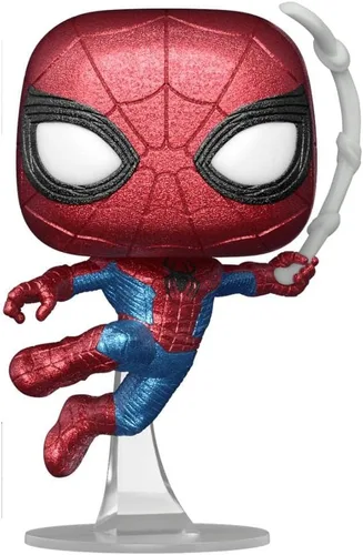 Vista 3 de Funko Pop Spiderman: No Way Home - Spiderman Diamond Target Con Exclusivo Rojo