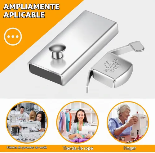 Vista 6 de Guía de costura magnética, 4 piezas de imán para máquina de coser universal