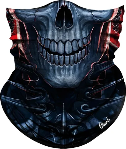 Vista 32 de Obacle Bandana máscara facial cuello polaina tubo máscara hombres mujeres para protección solar contra el polvo