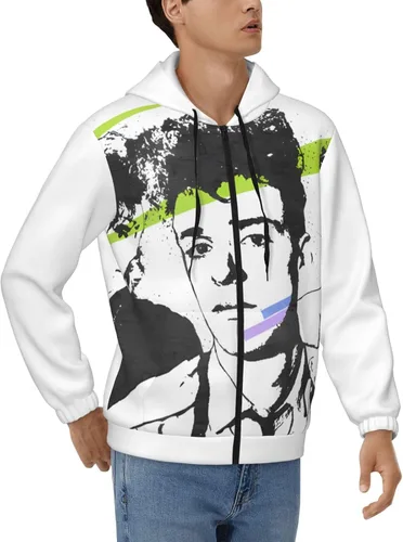 Vista 2 de Soda Music And Stereo Men's Hoodie Full Zip Long Sleeve Sweatshirt Printed Casual Shirt Hoodie