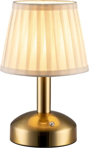 Vista 10 de KDG Lámparas de mesa pequeñas modernas inalámbricas, lámpara de escritorio LED regulable impermeable portátil para exteriores y ducha, luz con Plata