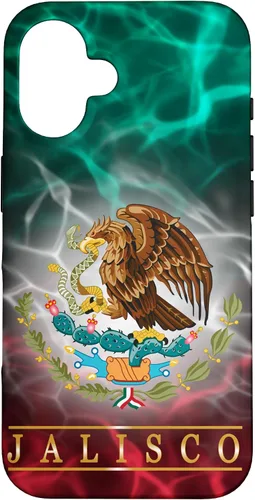 Vista 32 de Jalisco - Funda para iPhone 17, diseño de bandera de México