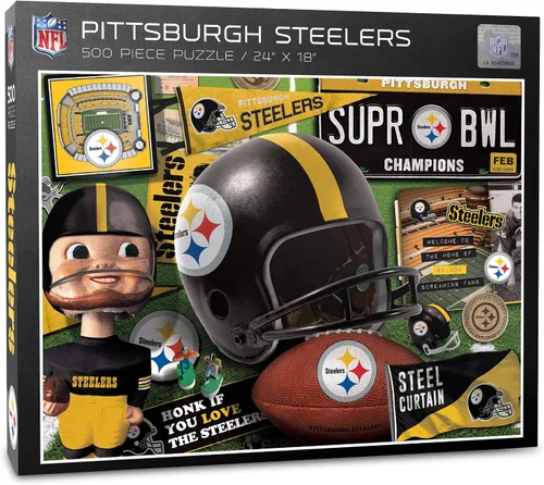 Vista 8 de YouTheFan - Rompecabezas serie retro NFL, 500 piezas