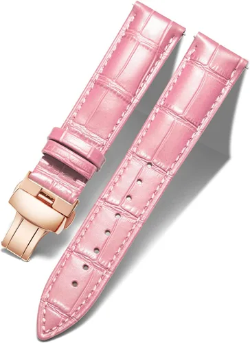 Vista 15 de BINLUN Leather Watch Strap, Quick Release Genuine Leather Replacement Watch Band with Butterfly Deployment Buckle for Men and Women, 12mm-24mm