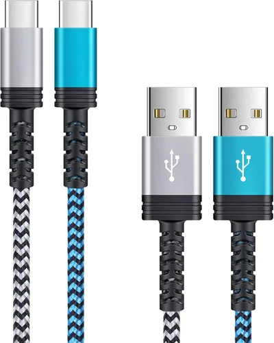Vista 9 de Samsung - Cable retráctil USB A a USB C para automóvil, cable de teléfono Android C de 3 pies 2 Pack Carplay USBC Cable for Samsung Galaxy S24