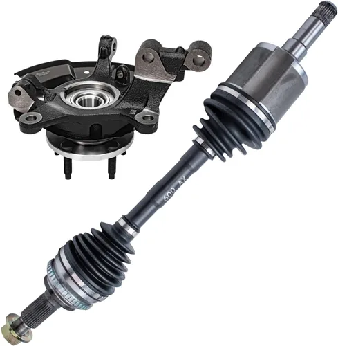 Vista 143 de Detroit Axle - 2 ejes CV delanteros para Chevy Silverado 1500 2007-2018, GMC Sierra Suburban Yukon XL 1500 Avalanche Cheyenne Cadillac Escalade ESV