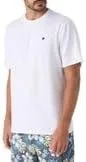 Vista 2 de Hang Ten Camiseta de punto sólido para hombre, camisas casuales para hombre, camiseta de punto de manga corta inspirada en la vendimia