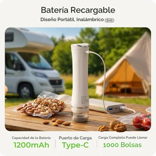 Vista 7 de Sellador al vacío para alimentos: 30 bolsas selladoras al vacío