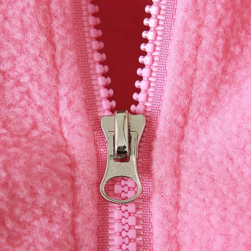Vista 9 de Toddler Fleece Jacket Girls Boys Lightweight Winter Warm Long Sleeve Teddy Coat Sherpa Hoodie Outerwear With Pockets
