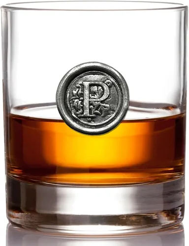 Vista 22 de English Pewter Company - Vaso de whisky antiguo de 11 onzas con inicial de monograma, regalos únicos para hombres, regalos personalizados con tu