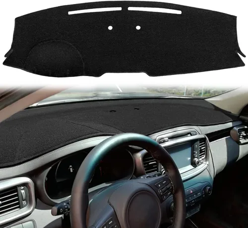 Vista 7 de Yiz Alfombrilla de cubierta de tablero para Kia Sorento 2016 2017 2018 2019 16-20 negro