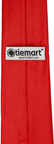 Vista 355 de tiemart Corbata de color sólido para hombre Longitud estándar