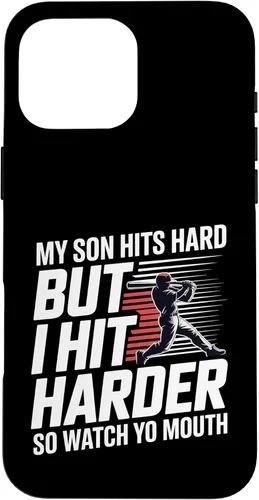 Vista 19 de My Son Hits Hard But I Hit Harder So Watch Yo Mouth - Case for iPhone 17