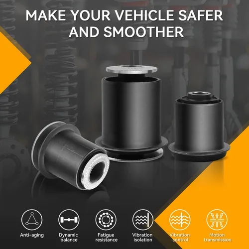 Vista 5 de WayJun Buje de brazo de control superior e inferior delantero 8 piezas compatibles con GX470 2003-2009, 4Runner 2003-2009, FJ Cruiser 2007-2009