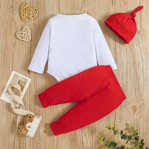 Vista 7 de ODIMAME My 1st Valentine's - Conjunto de ropa para bebé y niño, de 0 a 18 meses