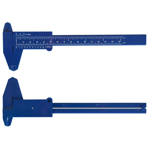 Vista 4 de Ultrassist Pinza Vernier de plástico (2 unidades), mini pinza de plástico de 5.906 in para estudiantes de escuela, herramientas de medición
