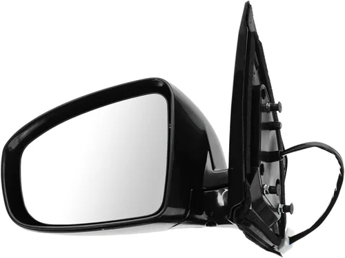 Vista 18 de TRQ Espejo plegable con calefacción eléctrica del lado del conductor con indicador de punto ciego pintura a juego negro liso compatible con Kia