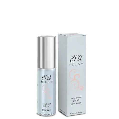 Vista 2 de ERA Beauty Maquillaje en aerosol, rubor - topacio rosa, 1.5 onzas, spray profesional en cosméticos