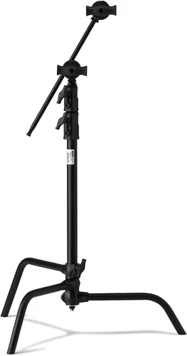 Vista 8 de Kupo Soporte en C de 40 pulgadas para iluminación de fotografía y video Negro
