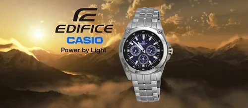 Vista 4 de Casio General Relojes para Hombre Edifice Cronógrafo EF-330SB-2AVDF - WW