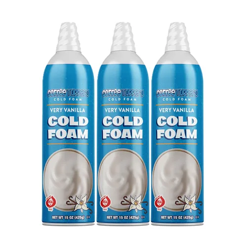 Vista 10 de Coffee Toppers Cold Foam Mocha 15 onzas (paquete de 3), Be Your Own Barista, Kosher