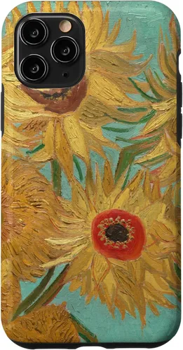 Vista 26 de Vincent van Gogh - Carcasa para iPhone XS, diseño de girasoles