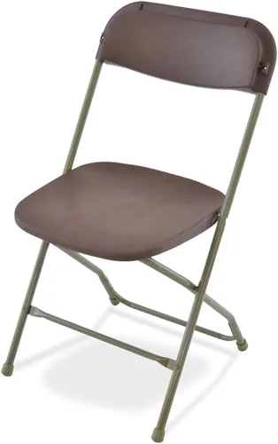 Vista 10 de EventStable TitanPRO Silla plegable de plástico blanco, silla plegable ligera para exteriores, sillas de patio duraderas, juego de sillas