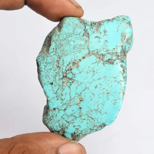 Vista 4 de gemhub Piedra preciosa de cristal turquesa Piedra en bruto Espécimen Mineral Piedras de Cristal Losa 149.50 Ct Natural Real Turquesa, Gema, Arizona
