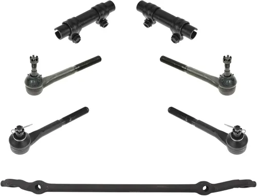 Vista 342 de TRQ Kit de dirección delantera con barra de acoplamiento de fuelle de piñón y cremallera compatible con Toyota Echo 2000-2005