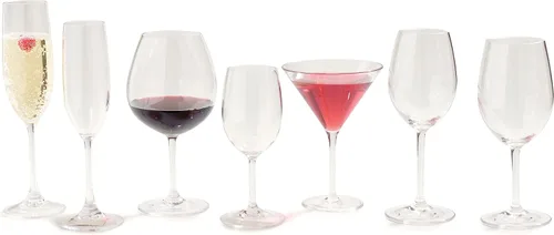 Vista 9 de Carlisle FoodService Products Alibi - Copa de vino para restaurantes, catering, cocinas, plástico, 8 onzas, transparente