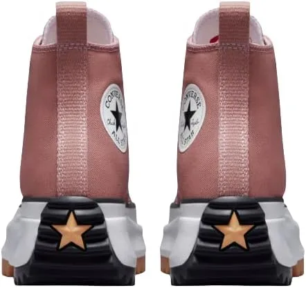 Vista 4 de Converse Tenis Run Star Hike Hi para mujer, SillínNegroBlanco