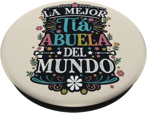 Vista 2 de La Mejor Tia Abuela Del Mundo Best Great Aunt PopSockets Adhesive PopGrip