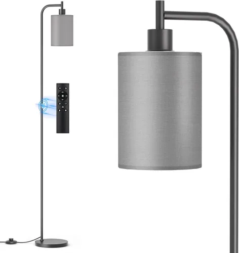 Vista 10 de SIBRILLE Lámpara de pie con pantalla de lino, lámpara de pie alta regulable con control remoto y 3 temperaturas de color, lámparas de pie modernas